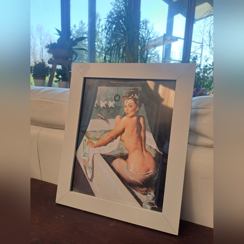 Retro/vintage, framed print
